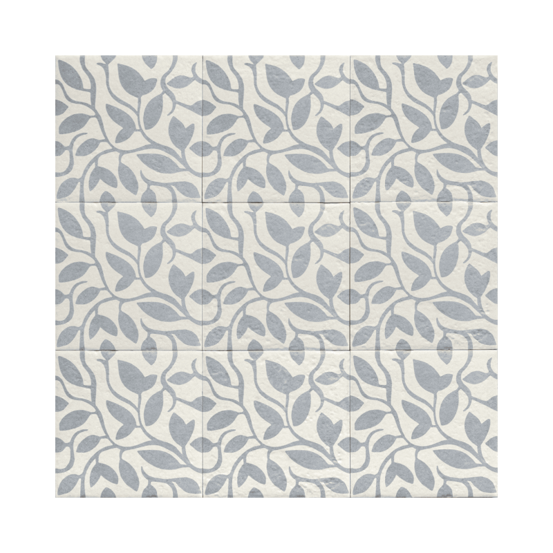 Decor Blue Five 20x20 - Carrelage style carreaux de ciment (carton de 1 m2)