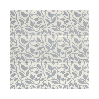 Decor Blue Five 20x20 - Carrelage style carreaux de ciment (carton de 1 m2)