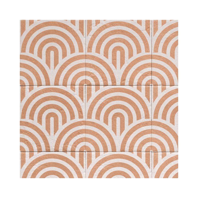 Decor Canem Three 20x20 - Carrelage style carreaux de ciment (carton de 1 m2)