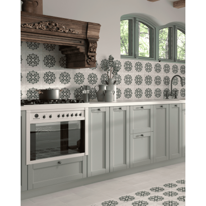 Kingdom 20x20 - Carrelage style carreaux de ciment (carton de 1 m²)