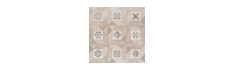 Deco Elegance Cream 20x20 - Carrelage style carreaux de ciment (carton de 1 m²)