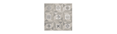 Deco Elegance Grey 20x20 - Carrelage style carreaux de ciment (carton de 1 m²)
