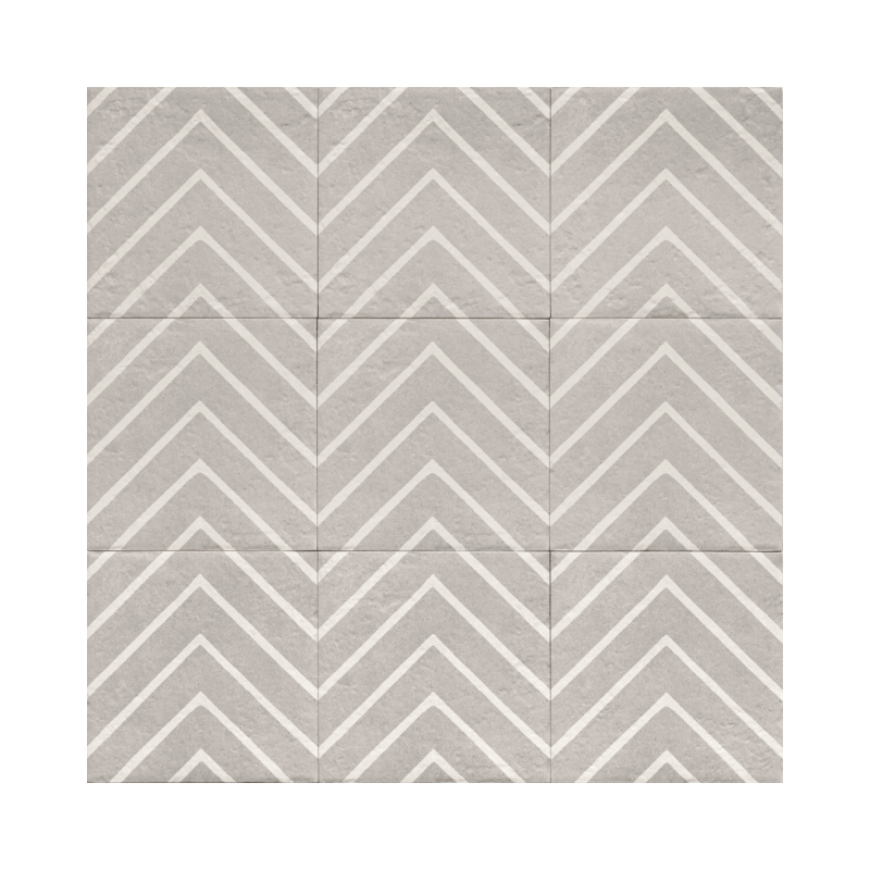 Decor Grey One 20x20 - Carrelage style carreaux de ciment (carton de 1 m²)