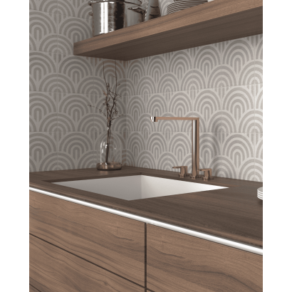 Decor Grey Three 20x20 - Carrelage style carreaux de ciment (carton de 1 m²)