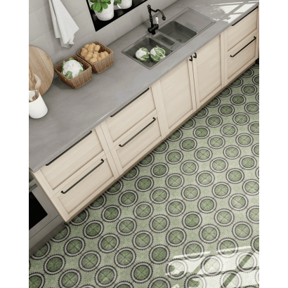 Decor Prairie 20x20 - Carrelage style carreaux de ciment (carton de 1 m²)