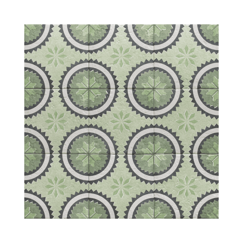Decor Prairie 20x20 - Carrelage style carreaux de ciment (carton de 1 m²)