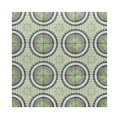 Decor Prairie 20x20 - Carrelage style carreaux de ciment (carton de 1 m²)