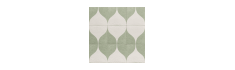 Decor Green Two 20x20 - Carrelage style carreaux de ciment (carton de 1 m²)