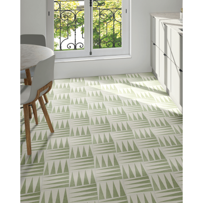 Decor Green Four 20x20 - Carrelage style carreaux de ciment (carton de 1 m²)