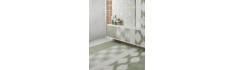 Decor Green Four 20x20 - Carrelage style carreaux de ciment (carton de 1 m²)