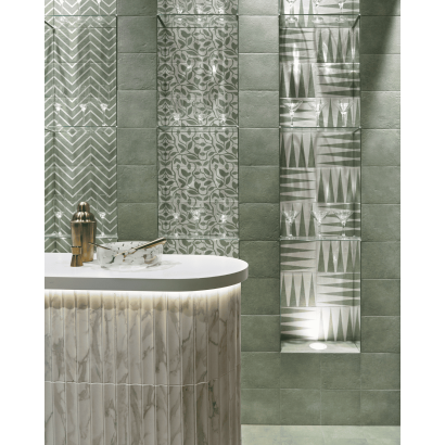 Decor Green Five 20x20 - Carrelage style carreaux de ciment (carton de 1 m²)