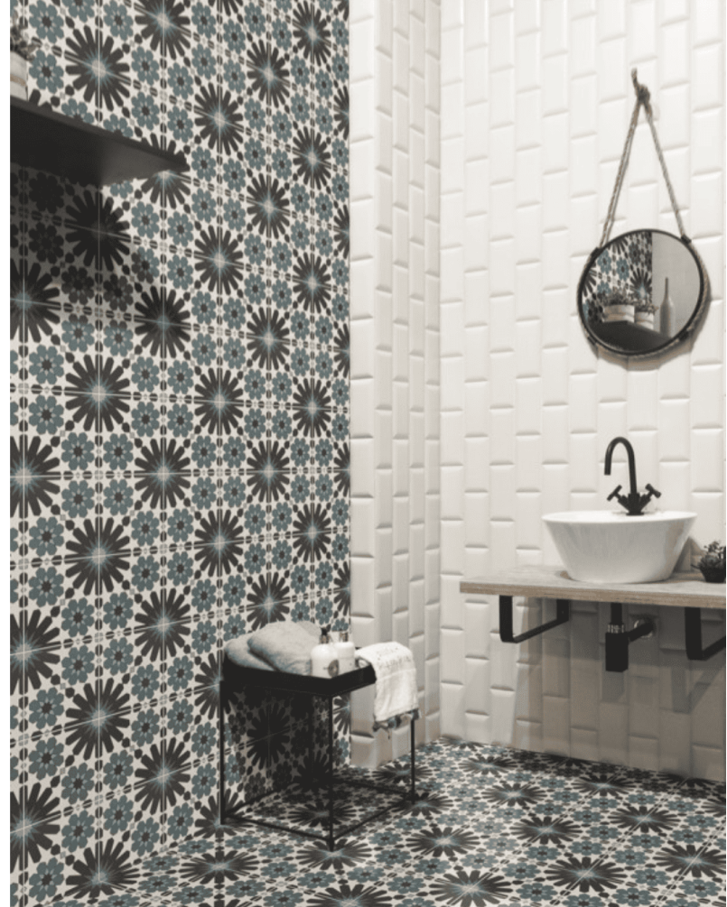 Tanger 20x20 - Carrelage style carreaux de ciment (carton de 1 m²)