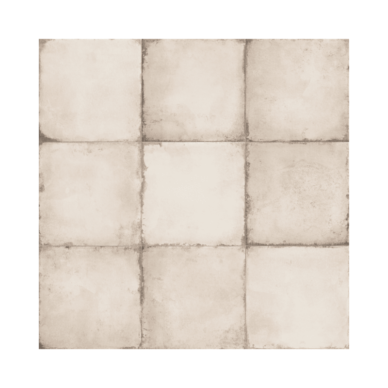 Bottega Bianco 20x20 - Carrelage style traditionnel (carton de 1 m2)
