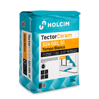 TectorCeram 324 GEL S1 Tempo Blanco – Mortier colle blanc technologie gel (sac de 25 kg)
