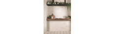 Decor Camden Bianco 10x20 - Carrelage finition brillante (carton de 1 m2)