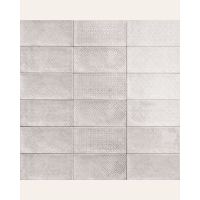 Decor Camden Grey 10x20 - Carrelage finition brillante (carton de 1 m2)