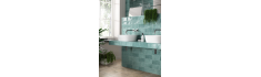 Decor Camden Emerald 10x20 - Carrelage finition brillante (carton de 1 m2)
