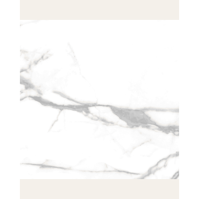 Nilo Blanco 60x60 - Carrelage effet marbre poli (carton de 1,44 m2)