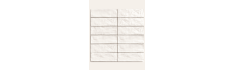 Positano Bianco 6,5x20 - Faïence effet zellige (carton de 0,5 m²)