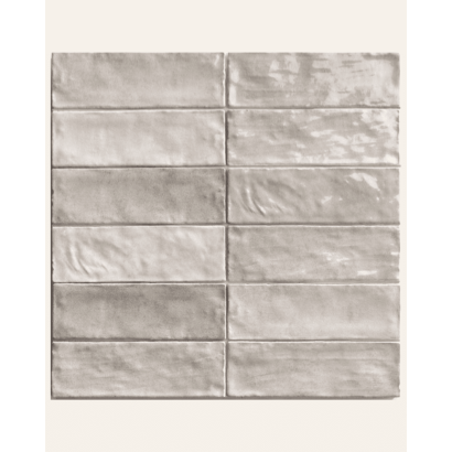 Positano Perla 6,5x20 - Faïence effet zellige (carton de 0,5 m²)