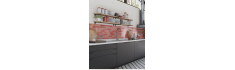 Positano Rubino 6,5x20 - Faïence effet zellige (carton de 0,5 m²)
