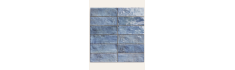 Positano Zaffiro 6,5x20 - Faïence effet zellige (carton de 0,5 m²)