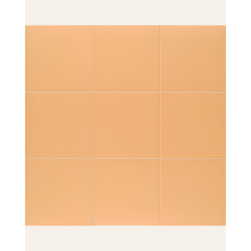 Technical Soft Tangerine 20x20 - Carrelage uni antidérapant (carton de 1 m²)