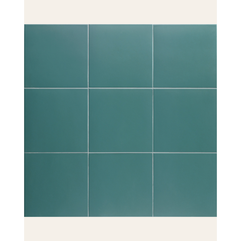 Technical Soft Teal 20x20 - Carrelage uni antidérapant (carton de 1 m²)