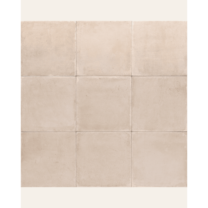 Elegance Cream 20x20 - Carrelage effet terre cuite (carton de 1 m²)