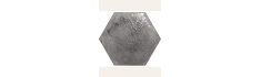 Craft Charcoal 28,5x33 - Carrelage hexagonal antidérapant (carton de 1 m2)