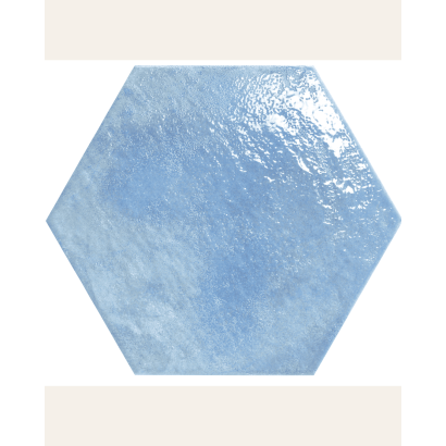 Craft Sky 28,5x33 - Carrelage hexagonal antidérapant (carton de 1 m2)