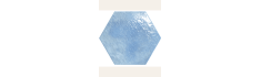 Craft Sky 28,5x33 - Carrelage hexagonal antidérapant (carton de 1 m2)
