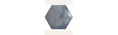 Craft Navy 28,5x33 - Carrelage hexagonal antidérapant (carton de 1 m2)