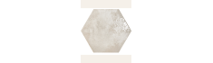 Craft Mist 28,5x33 - Carrelage hexagonal antidérapant (carton de 1 m2)