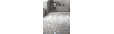 Ricetta Cenere 90x90 - Carrelage effet terrazzo (carton de 1,62 m2)