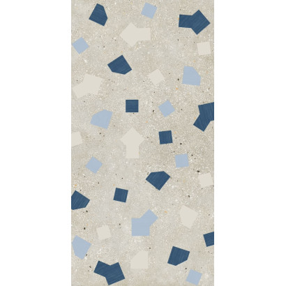 Ricetta Grigio 60x120 - Carrelage effet terrazzo (carton de 1,44 m2)