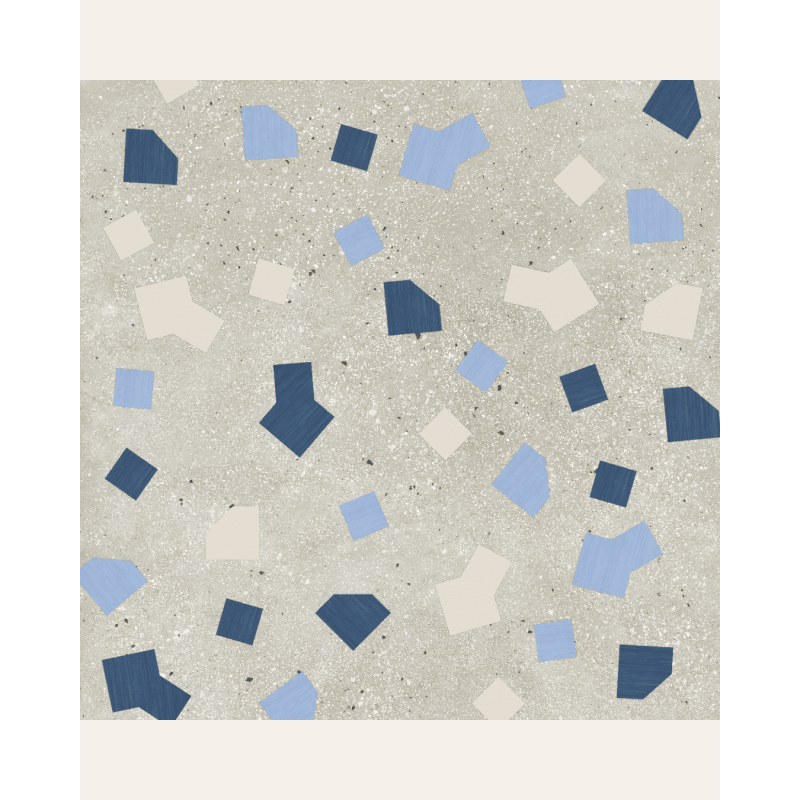 Ricetta Grigio 90x90 - Carrelage effet terrazzo (carton de 1,62 m2)
