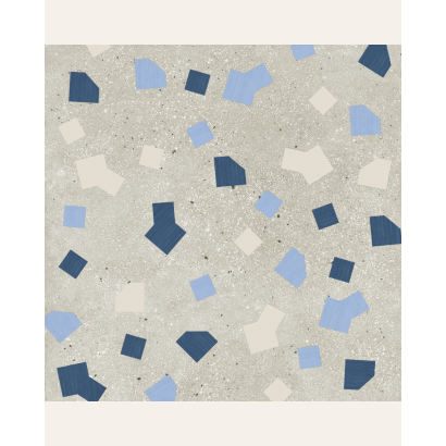 Ricetta Grigio 90x90 - Carrelage effet terrazzo (carton de 1,62 m2)