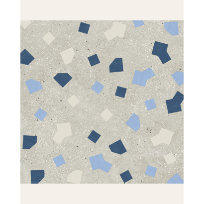 Ricetta Grigio 90x90 - Carrelage effet terrazzo (carton de 1,62 m2)