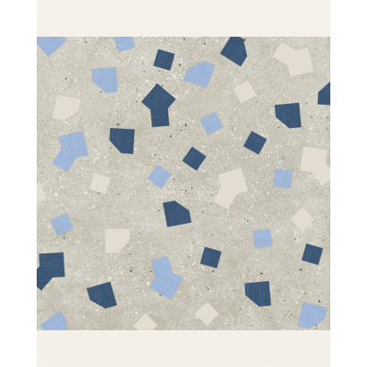 Ricetta Grigio 90x90 - Carrelage effet terrazzo (carton de 1,62 m2)