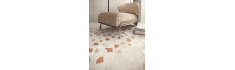 Ricetta Tortora 60x120 - Carrelage effet terrazzo (carton de 1,44 m2)