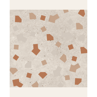 Ricetta Avorio 90x90 - Carrelage effet terrazzo (carton de 1,62 m2)