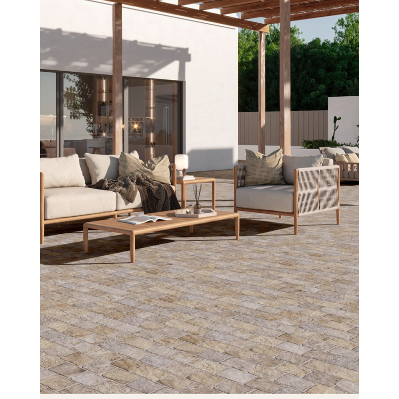 Filita Cobblestone 44x66 - Carrelage effet pierre (carton de 1,04 m2)