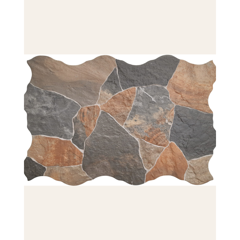 Slate Indian Flagstone 44x66 - Carrelage effet pierre (carton de 1,17 m2)