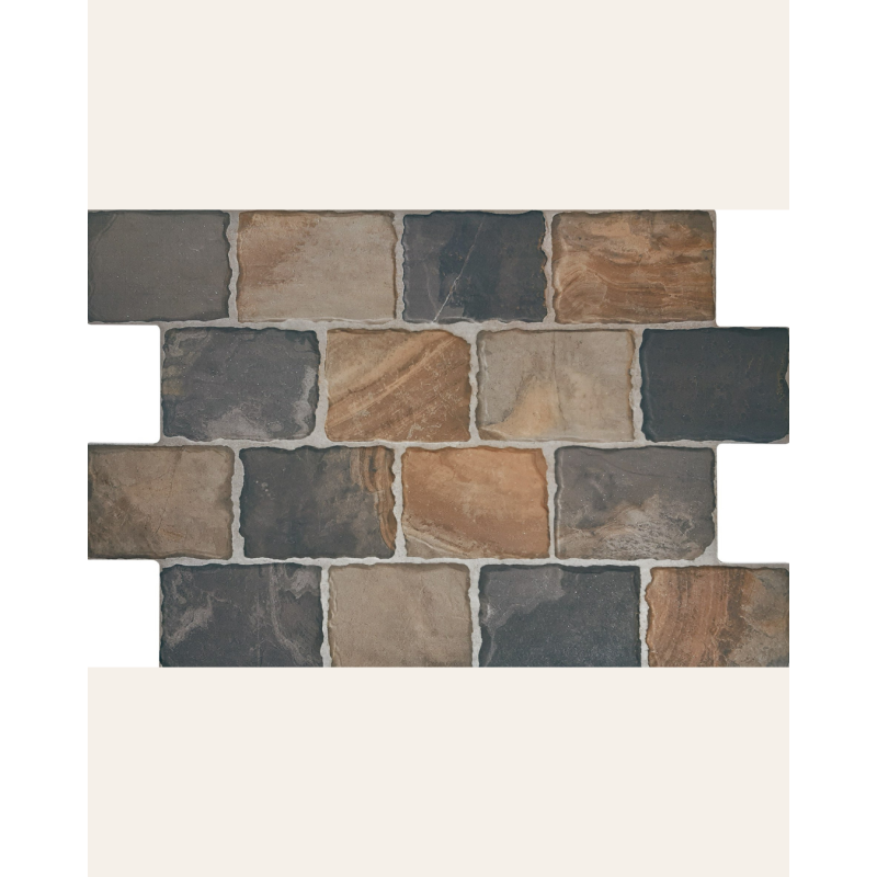 Slate Indian Cobblestone 44x66 - Carrelage effet pierre (carton de 1,04 m2)