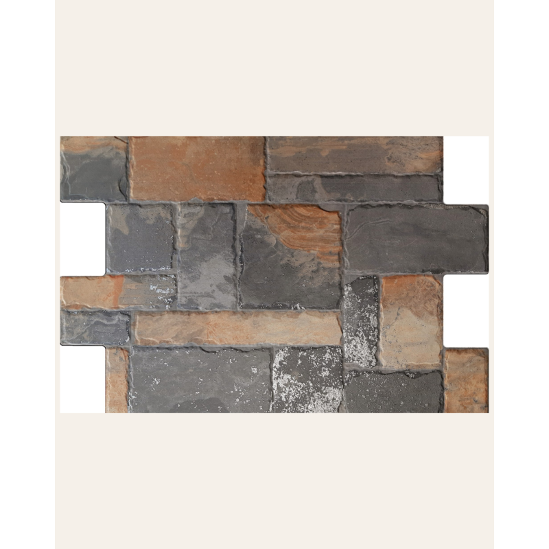 Slate Indian Stonework 44x66 - Carrelage effet pierre (carton de 1,04 m2)