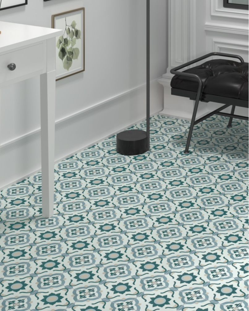 Infusion Nazare 20x20 - Carrelage style carreaux de ciment (carton de 1 m2)