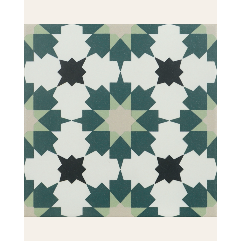 Infusion Amparo 20x20 - Carrelage style carreaux de ciment (carton de 1 m²)