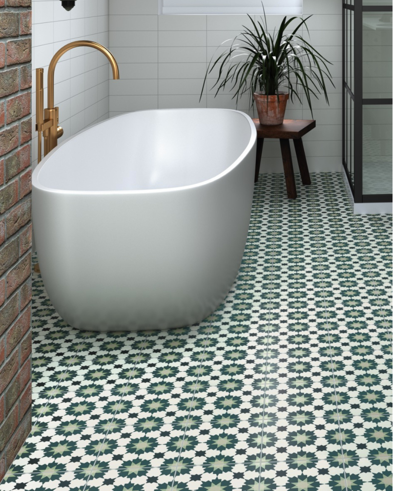 Infusion Amparo 20x20 - Carrelage style carreaux de ciment (carton de 1 m²)