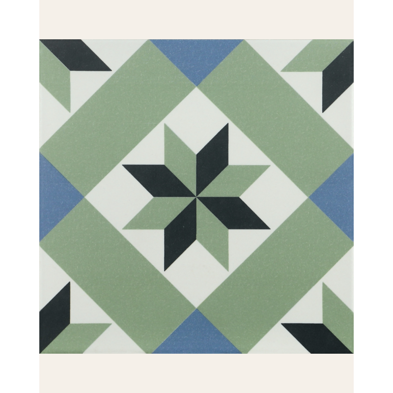 Infusion Ribeira 20x20 - Carrelage style carreaux de ciment (carton de 1 m2)